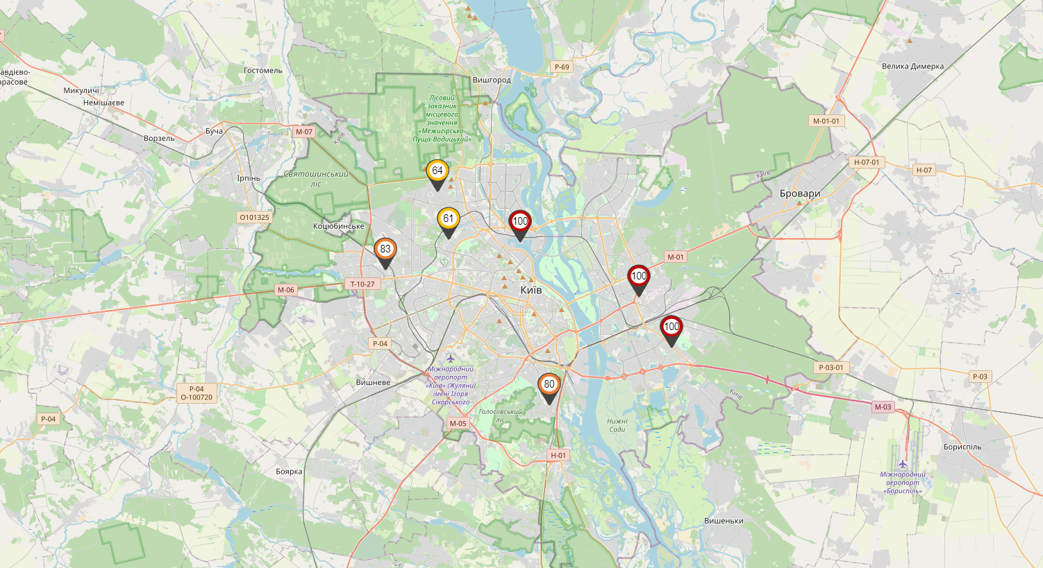 У Києві тимчасове погіршення стану повітря: де найвищий рівень забруднення